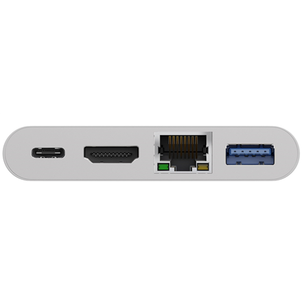 Goobay | Adapter wieloportowy USB-C (HDMI + Ethernet, PD) | 62105 - 2