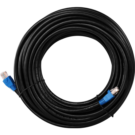 Goobay | CAT 6 | Kabel krosowy | Skrętka nieekranowana (UTP) | Męski | RJ-45 | Męski | RJ-45 | Czarny | 30 m - 4