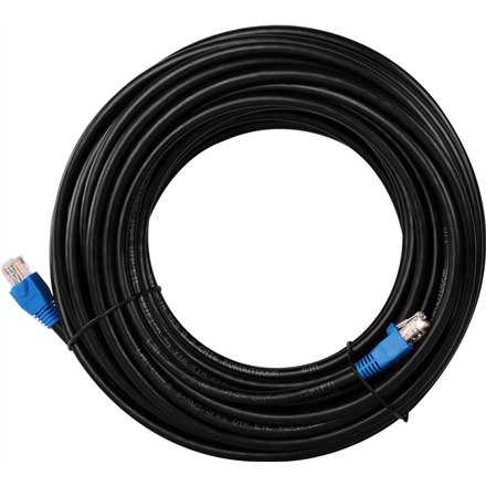 Goobay | CAT 6 | Kabel krosowy | Skrętka nieekranowana (UTP) | Męski | RJ-45 | Męski | RJ-45 | Czarny | 30 m - 8