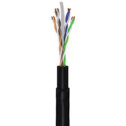 Goobay | CAT 6 | Kabel krosowy | Skrętka nieekranowana (UTP) | Męski | RJ-45 | Męski | RJ-45 | Czarny | 30 m - 7