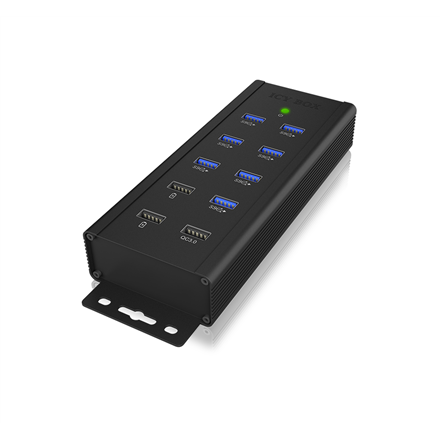 Raidsonic | 7-portowy hub przemysłowy | IB-HUB1703-QC3 | USB Type-A - 2