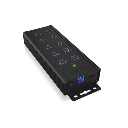 Raidsonic | 7-portowy hub przemysłowy | IB-HUB1703-QC3 | USB Type-A - 1