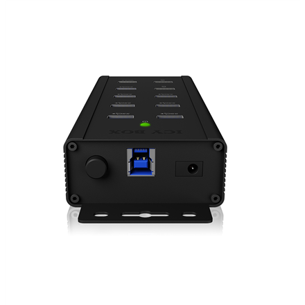 Raidsonic | 7-portowy hub przemysłowy | IB-HUB1703-QC3 | USB Type-A - 3
