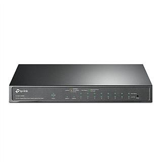 TP-LINK 10-портовий Gigabit Easy Smart комутатор із 8 портами PoE+