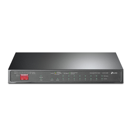 TP-LINK 10-портовий Gigabit Easy Smart комутатор із 8 портами PoE+ - 1