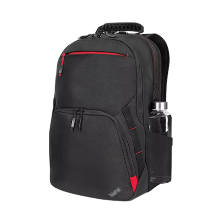 Lenovo | Pasuje do rozmiaru " | Plecak ThinkPad Essential Plus 15,6 cala (zrównoważony i przyjazny dla środowiska, wykonany z przetworzonego PET: łącznie 28% na zewnątrz: 60%) | Plecak | Czarny | 15,6 - 3