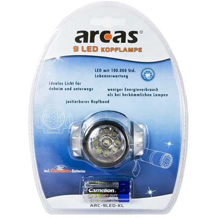 Arcas | ARC9 | Reflektor | 9 LED | 4 tryby освітлення - 2