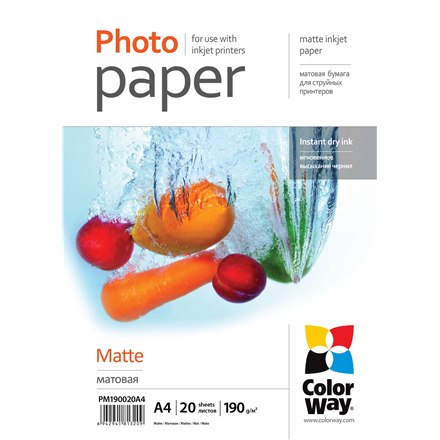 ColorWay | 190 g/m² | A4 | Matowy papier fotograficzny - 3
