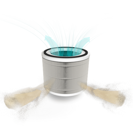 Duux Фільтр HEPA + вугільний для очищувача повітря Bright Фільтр HEPA - 4