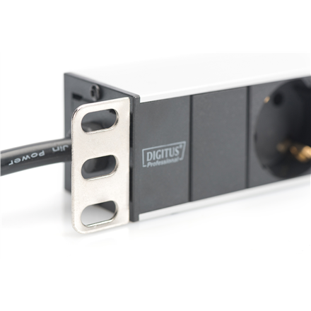 DIGITUS DN-95401 - мережева розетка | Вихідні гнізда Qty 8 | 2 м | Чорний - 4