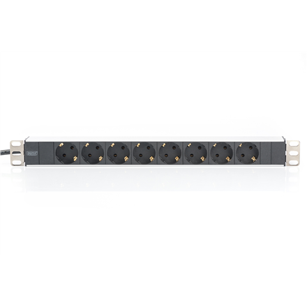 DIGITUS DN-95401 - мережева розетка | Вихідні гнізда Qty 8 | 2 м | Чорний - 2