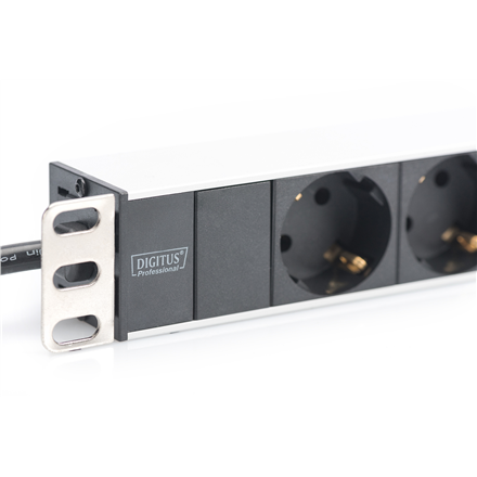 DIGITUS DN-95401 - мережева розетка | Вихідні гнізда Qty 8 | 2 м | Чорний - 5