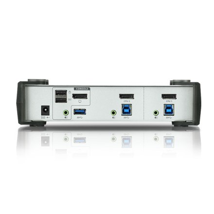 Aten CS1912 2-portowy перемикач USB 3.0 DisplayPort KVMP™ (кабелі w zestawie) Aten | 2-portowy перемикач USB 3.0 DisplayPort KVMP (кабелі w… - 5