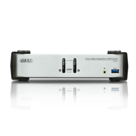 Aten CS1912 2-portowy перемикач USB 3.0 DisplayPort KVMP™ (кабелі w zestawie) Aten | 2-portowy перемикач USB 3.0 DisplayPort KVMP (кабелі w… - 3