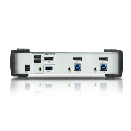 Aten CS1912 2-portowy перемикач USB 3.0 DisplayPort KVMP™ (кабелі w zestawie) Aten | 2-portowy перемикач USB 3.0 DisplayPort KVMP (кабелі w… - 2