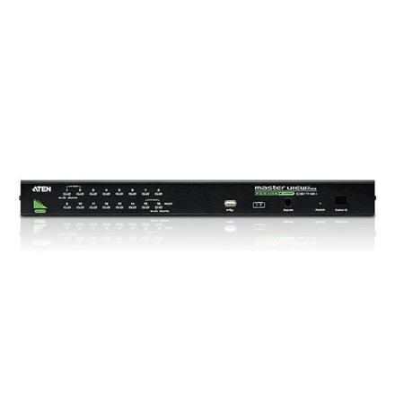Aten CS1716A 16-portowy przełącznik KVM PS/2-USB VGA z portem Daisy-Chain i obsługą urządzeń peryferyjnych USB Aten | 16-portowy przełącznik KVM PS/2-USB VGA z portem Daisy-Chain i obsługą urządzeń pe - 3
