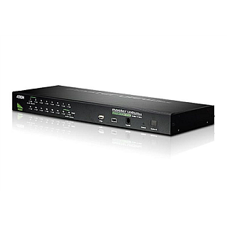 Aten CS1716A 16-portowy przełącznik KVM PS/2-USB VGA z portem Daisy-Chain i obsługą urządzeń peryferyjnych USB Aten | 16-portowy przełącznik KVM PS/2-USB VGA z portem Daisy-Chain i obsługą urządzeń pe