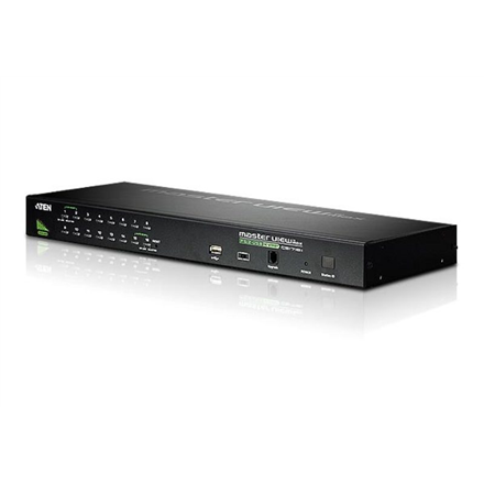 Aten CS1716A 16-portowy przełącznik KVM PS/2-USB VGA z portem Daisy-Chain i obsługą urządzeń peryferyjnych USB Aten | 16-portowy przełącznik KVM PS/2-USB VGA z portem Daisy-Chain i obsługą urządzeń pe - 1