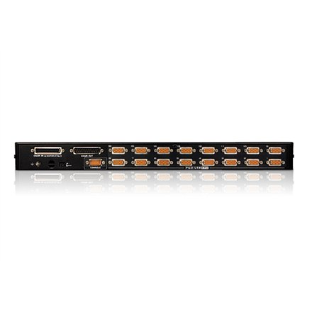 Aten CS1716A 16-portowy przełącznik KVM PS/2-USB VGA z portem Daisy-Chain i obsługą urządzeń peryferyjnych USB Aten | 16-portowy przełącznik KVM PS/2-USB VGA z portem Daisy-Chain i obsługą urządzeń pe - 5