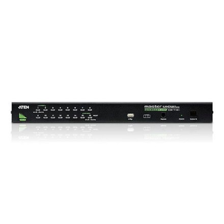 Aten CS1716A 16-portowy przełącznik KVM PS/2-USB VGA z portem Daisy-Chain i obsługą urządzeń peryferyjnych USB Aten | 16-portowy przełącznik KVM PS/2-USB VGA z portem Daisy-Chain i obsługą urządzeń pe - 6