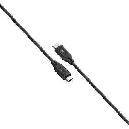 Kabel Silicon Power | USB-C | Męski | 24-pinowy USB-C | Męski | Czarny | 24-pinowy USB-C | 1 m - 4