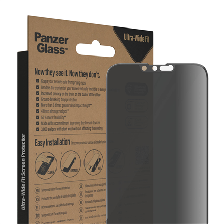 PanzerGlass Ochraniacz ekranu - скло - з filtrem приватності - 3