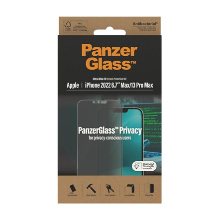 PanzerGlass Ochraniacz ekranu - скло - з filtrem приватності - 8