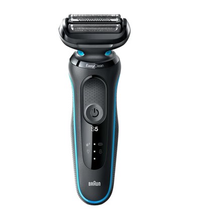 Braun | Golarka | 51-M1200s | Czas pracy (maks.) 50 min | Na mokro i sucho | Czarny/miętowy - 5