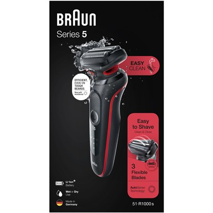 Braun Golarka 51-R1000s Czas pracy (maks.) 50 min - 6