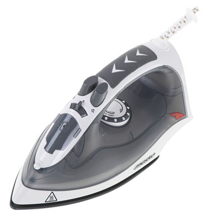 Mesko | MS 5037 | Żelazko parowe | 2800 W | Pojemność zbiornika na wodę 170 ml | Ciągłe uderzenie pary 35 g/min | Wydajność uderzenia pary g/min | Szary - 2