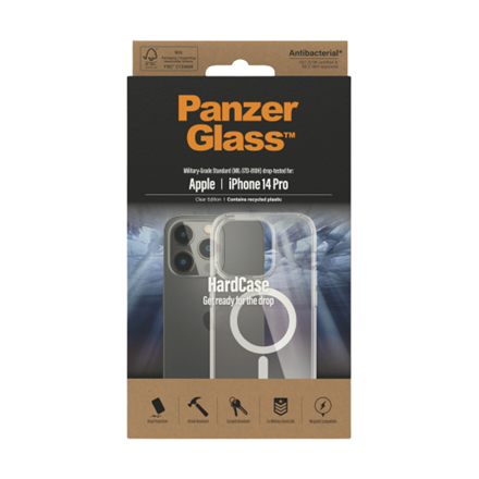 PanzerGlass | Pokrowiec na telefon komórkowy - kompatybilny z MagSafe | Apple iPhone 14 Pro | Przezroczysty - 3