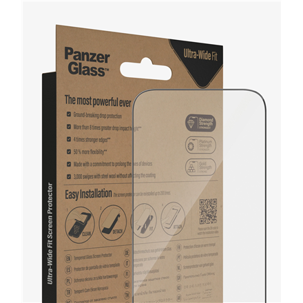 PanzerGlass | Ochraniacz ekranu - szkło | Apple iPhone 14 Pro | Szkło | Czarny | Przezroczysty - 3