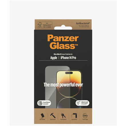 PanzerGlass | Ochraniacz ekranu - szkło | Apple iPhone 14 Pro | Szkło | Czarny | Przezroczysty - 5