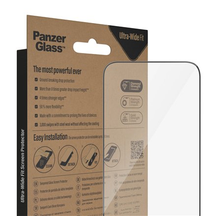 PanzerGlass | Ochraniacz ekranu - szkło | Apple iPhone 14 Pro Max | Politereftalan etylenu (PET) | Czarny | Przezroczysty - 7