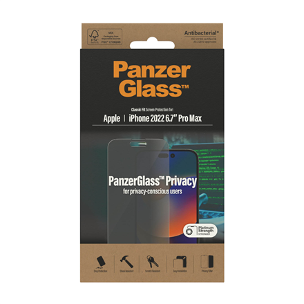 PanzerGlass Ochraniacz ekranu - скло - з filtrem приватності - 4