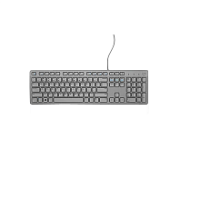 Dell | Клавіатура | KB216 | Multimedialna | Przewodowa | NORD | сіра | g