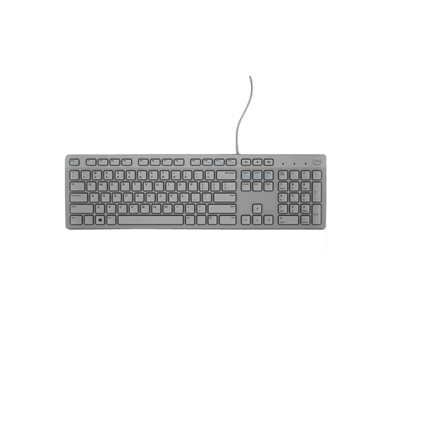 Dell | Клавіатура | KB216 | Multimedialna | Przewodowa | NORD | сіра | g - 1