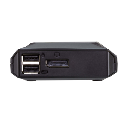 Aten US3312 2-portowy przełącznik KVM USB-C 4K DisplayPort ze zdalnym przełącznikiem portów Aten | 2-portowy przełącznik KVM USB-C 4K DisplayPort ze zdalnym przełącznikiem portów | US3312 | Gwarancja - 2