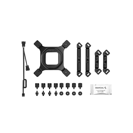 Deepcool | CPU Cooler | AG620 BK ARGB | Black | Intel, AMD - 5
