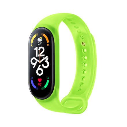 Xiaomi | Pasek na nadgarstek | Przeznaczony dla Xiaomi Smart Band 7 ¦ Xiaomi Mi Band 7, Smart Band 7 | Neongrün - 1