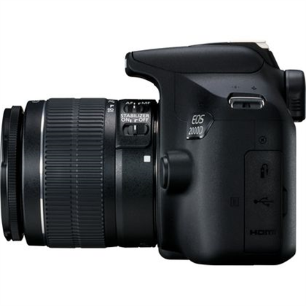 Canon EOS | 2000D | Obiektyw EF-S 18-55mm IS II | чорний - 4