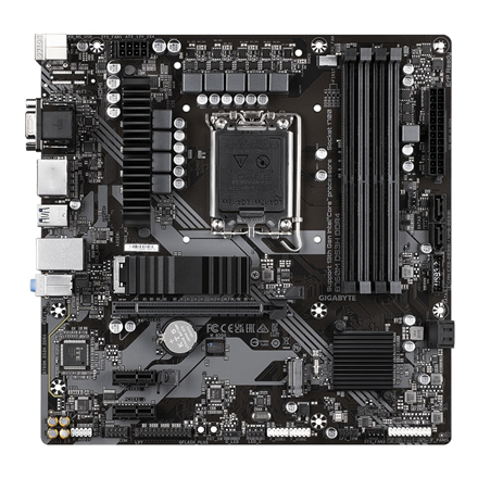 Gigabyte B760M DS3H DDR4 1.0 M/B Сімʼя процесорів Intel - 1