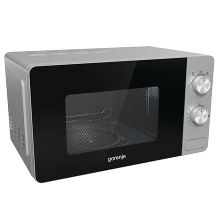 Gorenje | MO20E1S | Мікрохвильова піч | Окремостояча | 20 L | 800 W | срібна - 2