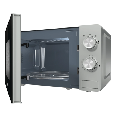 Gorenje | MO20E1S | Мікрохвильова піч | Окремостояча | 20 L | 800 W | срібна - 3