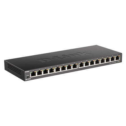 D-Link 16-портовий гігабітний настільний комутатор DGS-1016S - 2