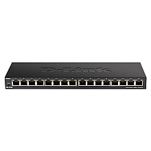 D-Link 16-портовий гігабітний настільний комутатор DGS-1016S