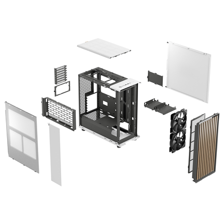 Zasilacz do Komputera Fractal Design North w Kolorze Kredowego Białego z Zestawem Bez Zasilacza ATX - 13
