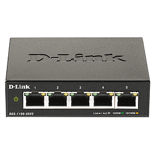 D-Link Smart Managed Комутатор DGS-1100-05V2/E Managed L2