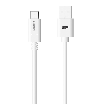 Kabel Silicon Power | USB-C | Męski | 4-pinowy mini-USB typu A | Męski | Biały | 24-pinowy USB-C | 1 m - 1