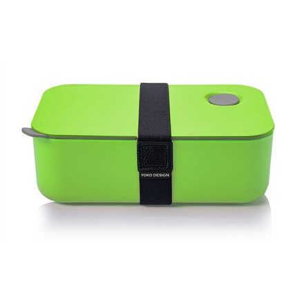 Yoko Design 1386-7850D Lunch Box, зелений, ємність 1 L, nie zawiera bisfenolu A (BPA) - 1